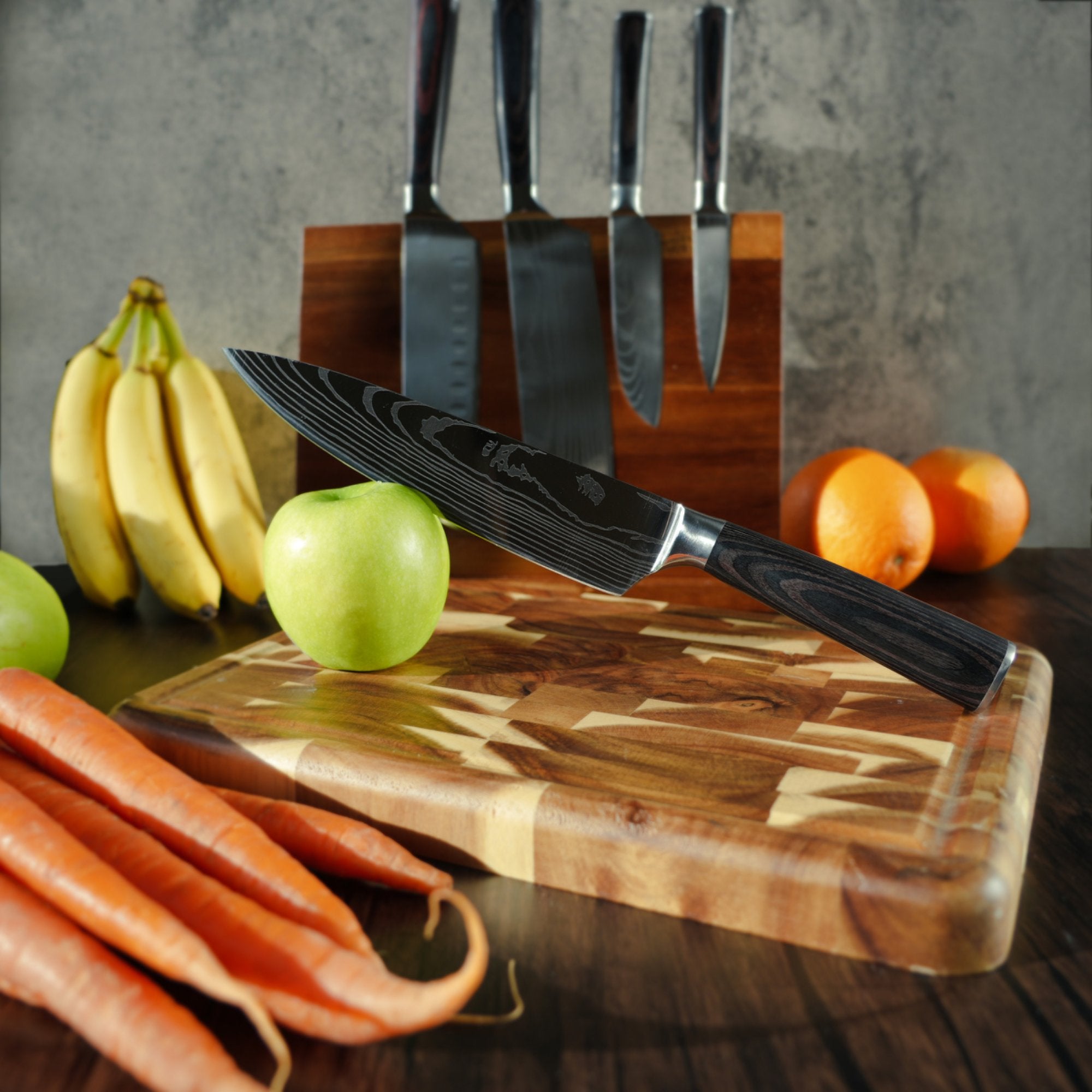 Chef Knife Forged Handmade 3PCS Professional Kitchen Knife Set